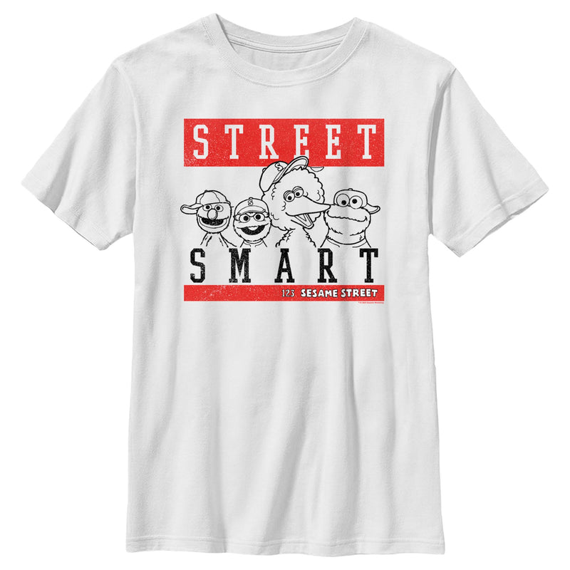 Boy's Sesame Street Hood Smart Group T-Shirt