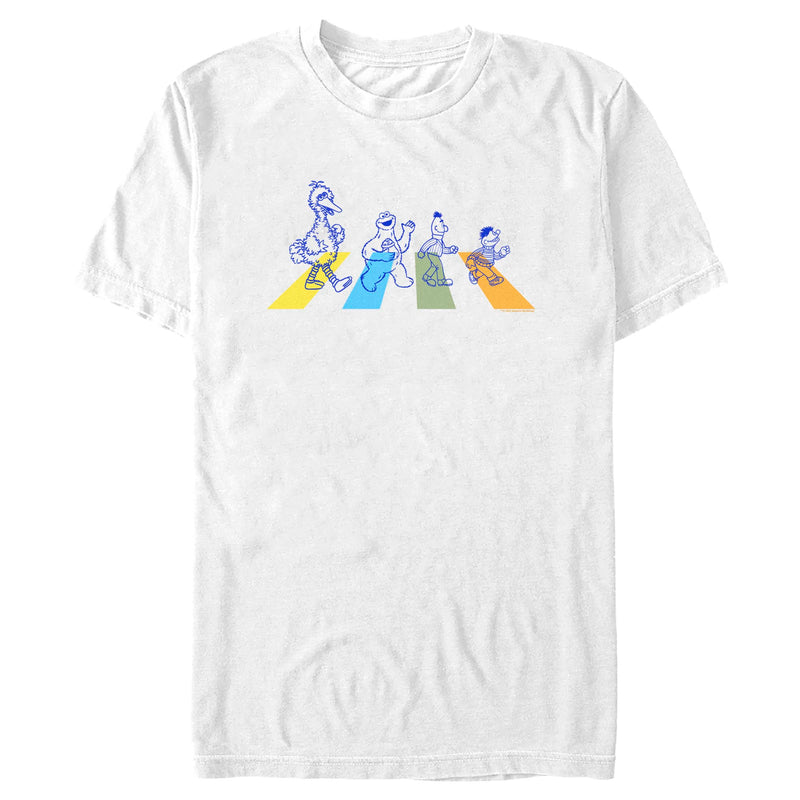 Men's Sesame Street Crossing Abbey Street T-Shirt