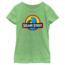 Girl's Sesame Street Cookie Jurassic Park T-Shirt