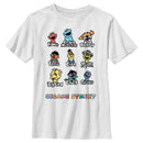 Boy's Sesame Street Sketched Characters T-Shirt