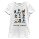 Girl's Sesame Street Sketched Characters T-Shirt