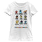 Girl's Sesame Street Sketched Characters T-Shirt