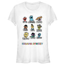 Junior's Sesame Street Sketched Characters T-Shirt