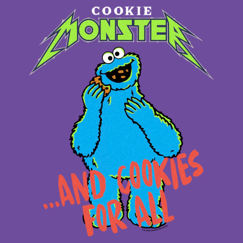 Junior's Sesame Street And Cookies for All Monster T-Shirt