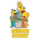 Men's Sesame Street Graffiti Logo Group Shot T-Shirt