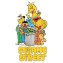 Girl's Sesame Street Graffiti Logo Group Shot T-Shirt