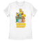 Women's Sesame Street Graffiti Logo Group Shot T-Shirt