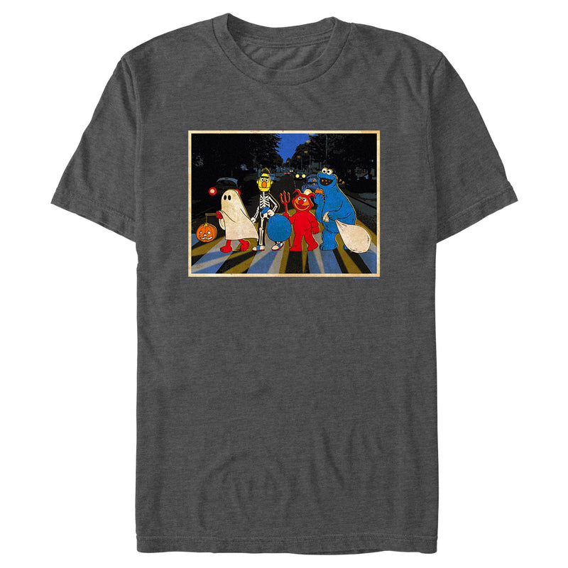 Men's Sesame Street Halloween Abbey Road T-Shirt