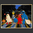 Men's Sesame Street Halloween Abbey Road T-Shirt