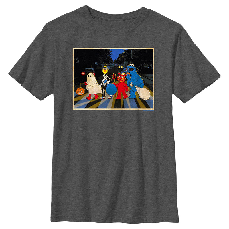 Boy's Sesame Street Halloween Abbey Road T-Shirt