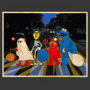 Boy's Sesame Street Halloween Abbey Road T-Shirt