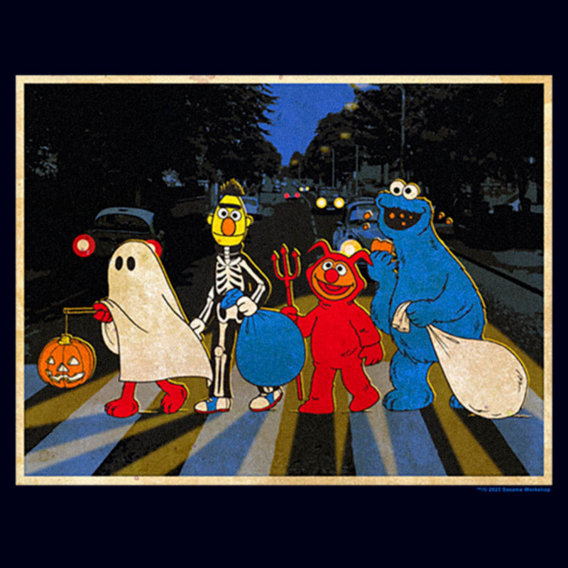 Women's Sesame Street Halloween Abbey Road T-Shirt