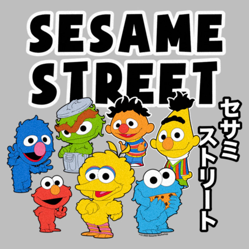 Junior's Sesame Street Kawaii Characters Group T-Shirt