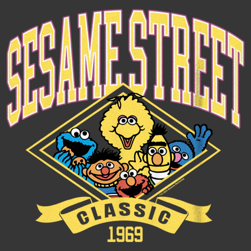 Boy's Sesame Street Classic 1969 Varsity T-Shirt