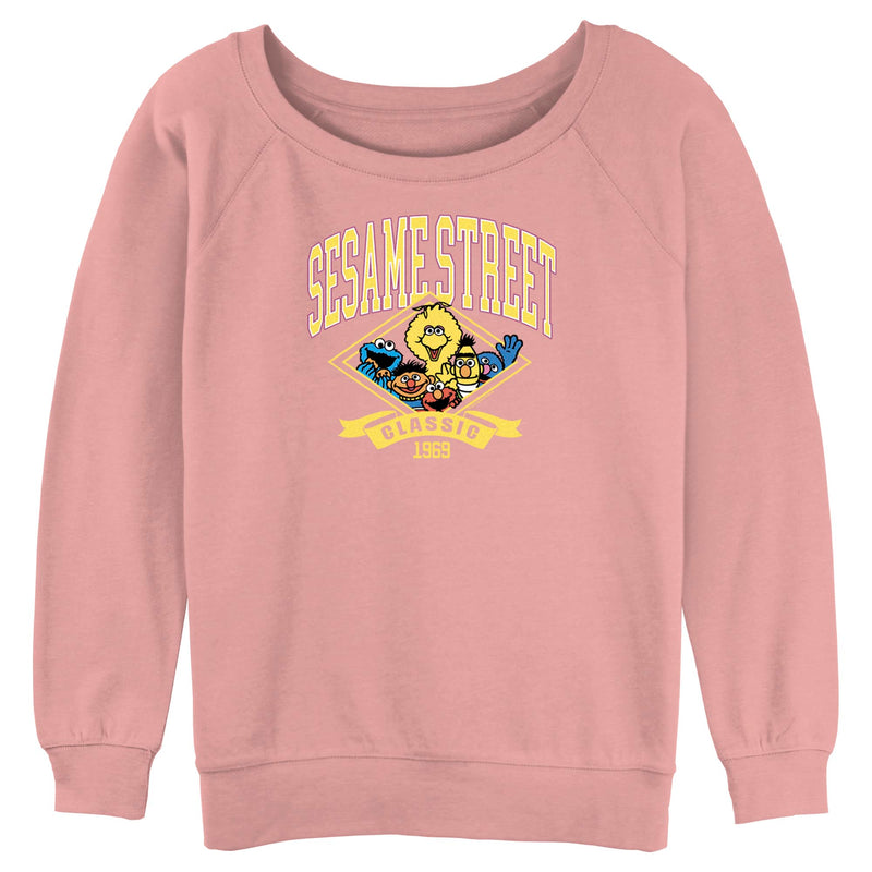 Junior's Sesame Street Classic 1969 Varsity Sweatshirt