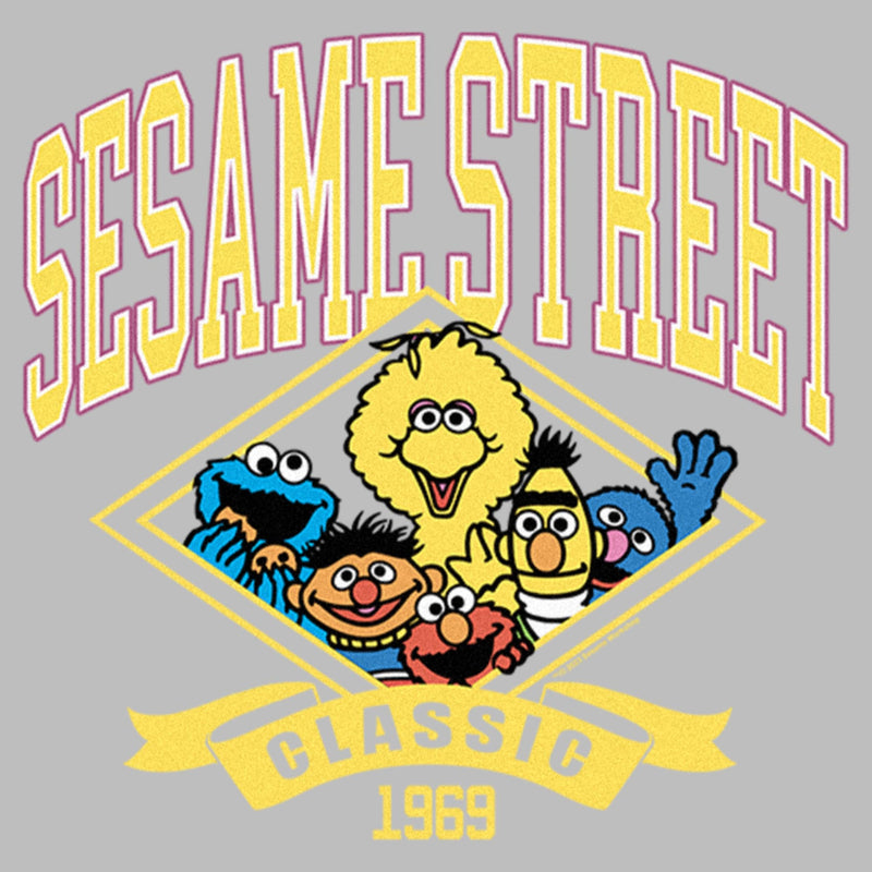Toddler's Sesame Street Classic 1969 Retro Varsity T-Shirt