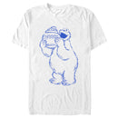 Men's Sesame Street Cookie Monster Sketch T-Shirt