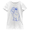 Girl's Sesame Street Cookie Monster Sketch T-Shirt