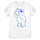 Women's Sesame Street Cookie Monster Sketch T-Shirt