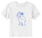 Toddler's Sesame Street Cookie Monster Blue Sketch T-Shirt