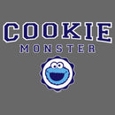 Junior's Sesame Street Cookie Monster Collegiate T-Shirt