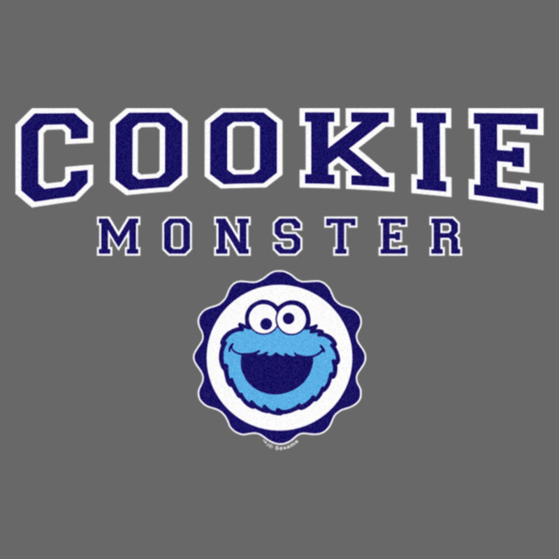 Junior's Sesame Street Cookie Monster Collegiate T-Shirt