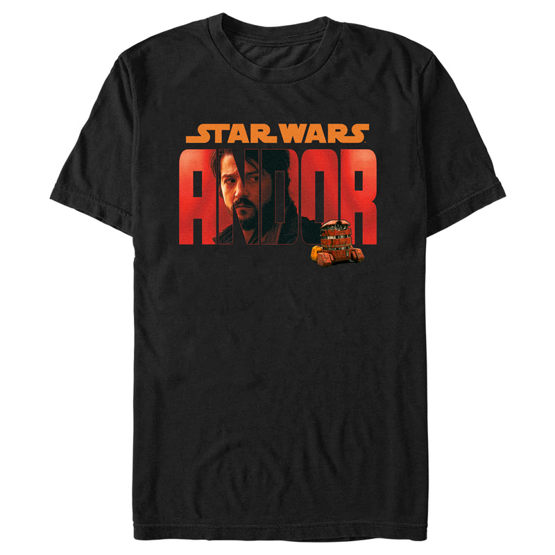 Men's Star Wars: Andor Cassian Red Logo T-Shirt