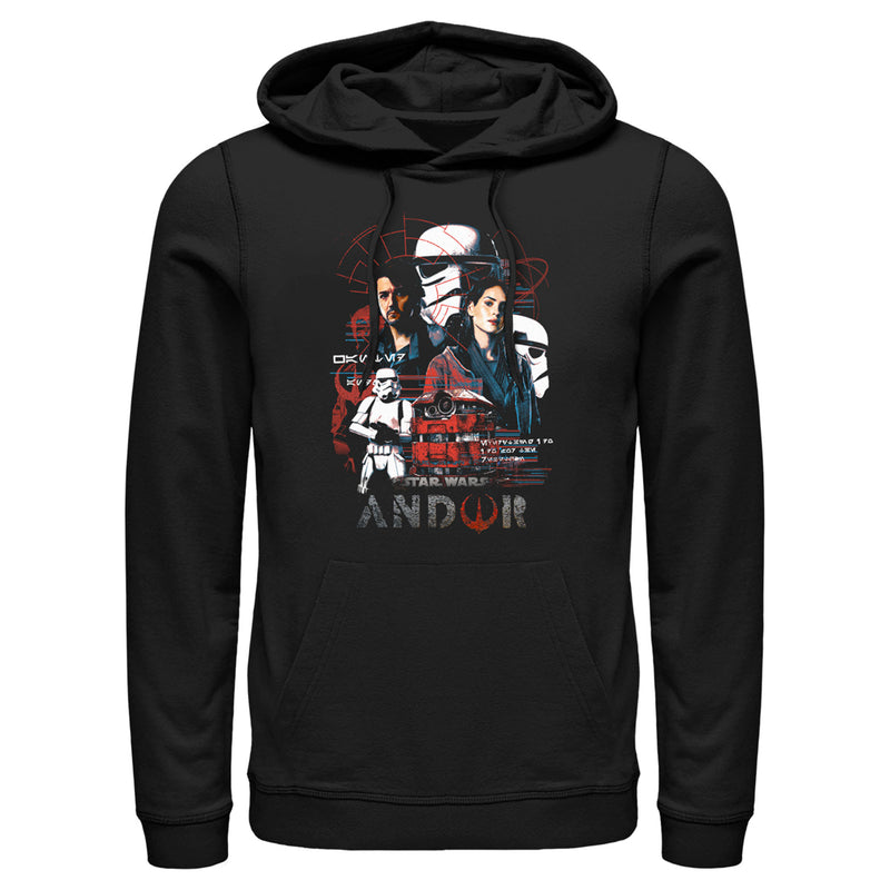 Men's Star Wars: Andor Rebels vs Stormtroopers Pull Over Hoodie