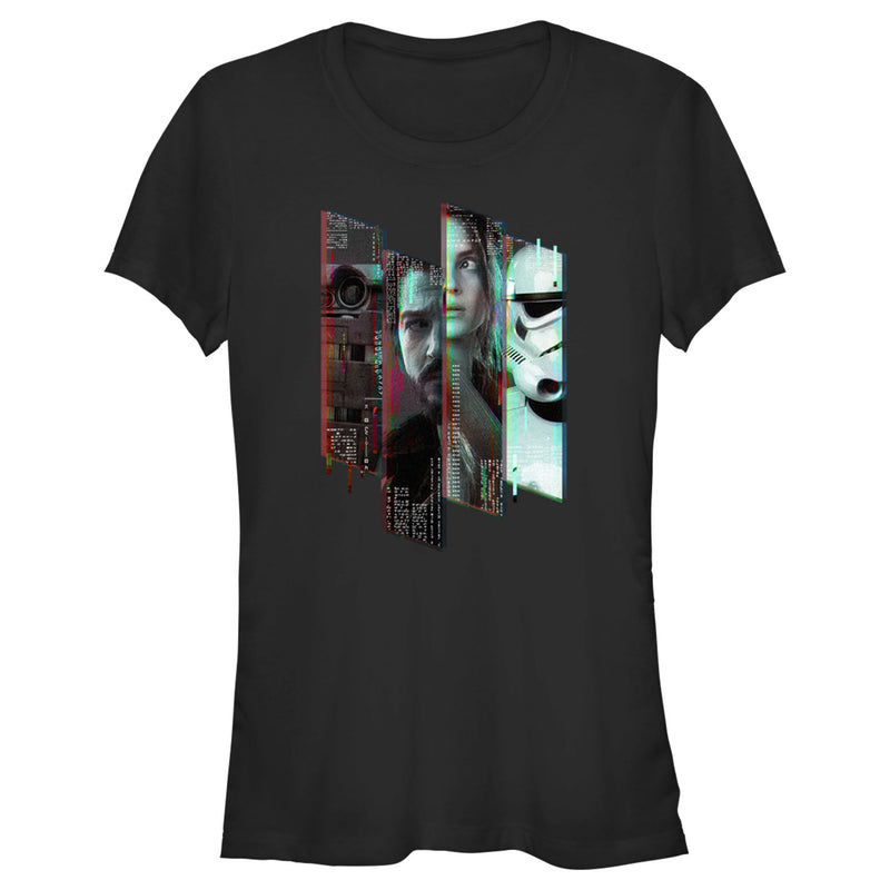 Junior's Star Wars: Andor Heroes and Villains Glitched T-Shirt