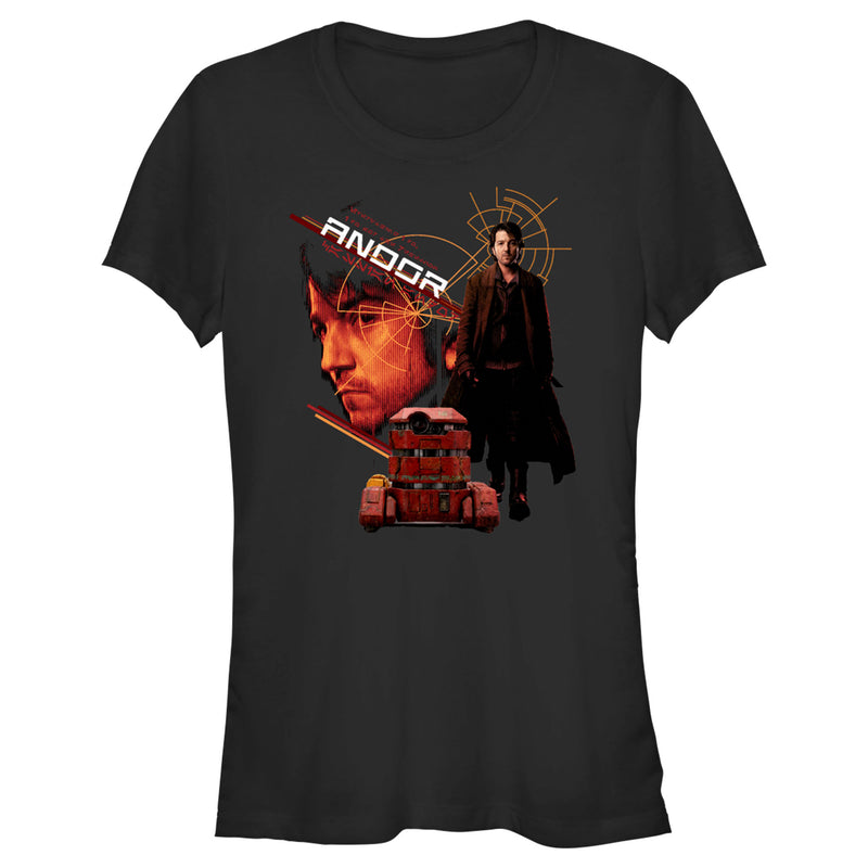 Junior's Star Wars: Andor Cassian and Droid Buddy T-Shirt