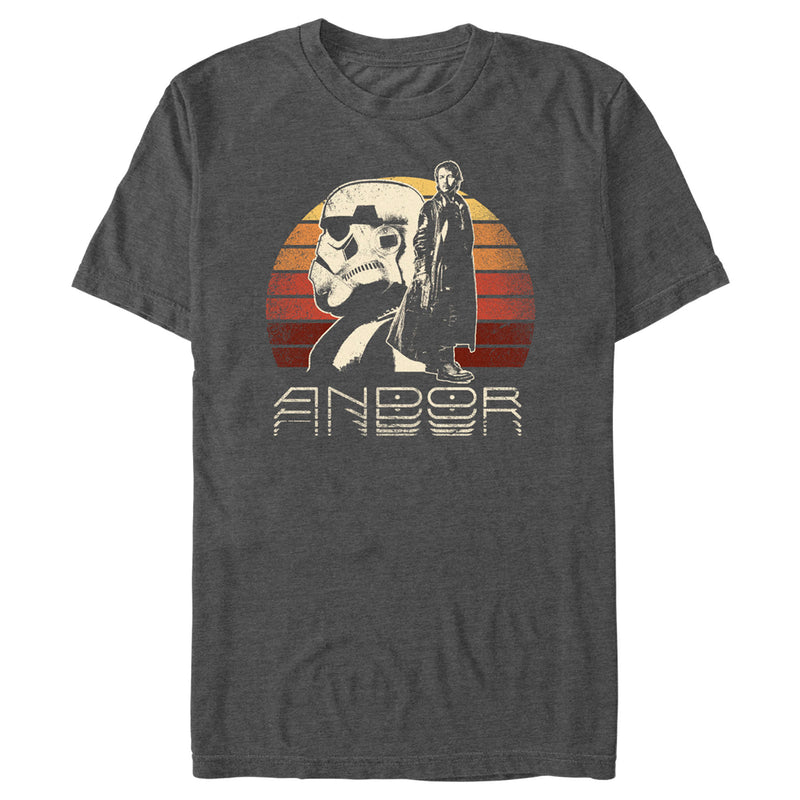 Men's Star Wars: Andor Cassian Rebel And Trooper T-Shirt