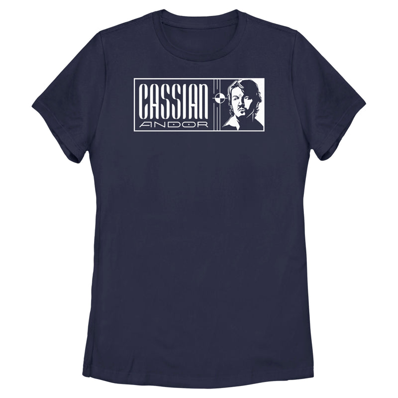 Women's Star Wars: Andor Boxed Up Rebel Hero Cassian T-Shirt