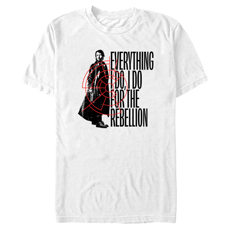 Men's Star Wars: Andor Cassian Everything I Do For the Rebellion T-Shirt