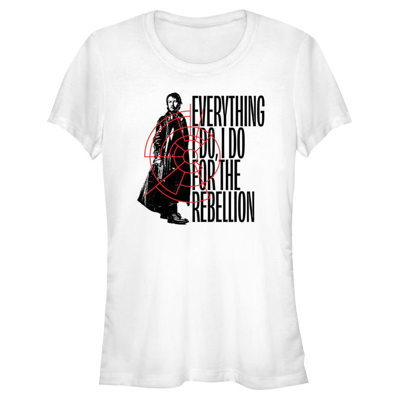 Junior's Star Wars: Andor Cassian Everything I Do For the Rebellion T-Shirt