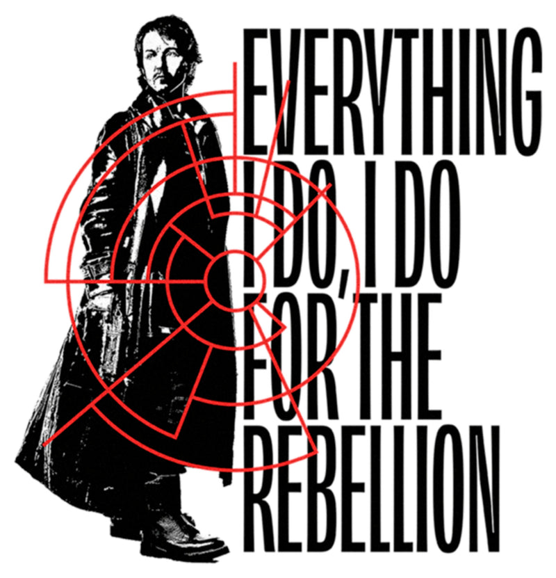 Junior's Star Wars: Andor Cassian Everything I Do For the Rebellion T-Shirt