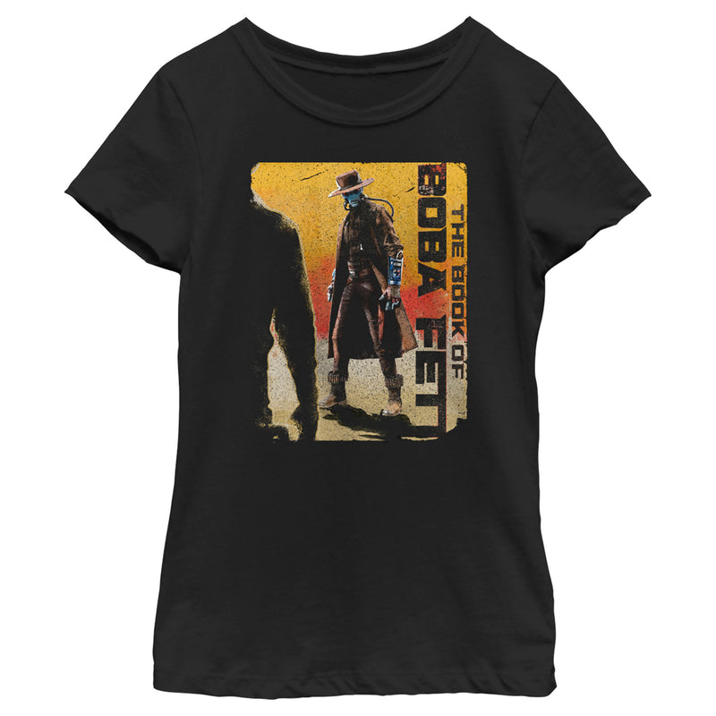 Girl's Star Wars: The Book of Boba Fett Cad Bane Outlaw Gun Slinger T-Shirt