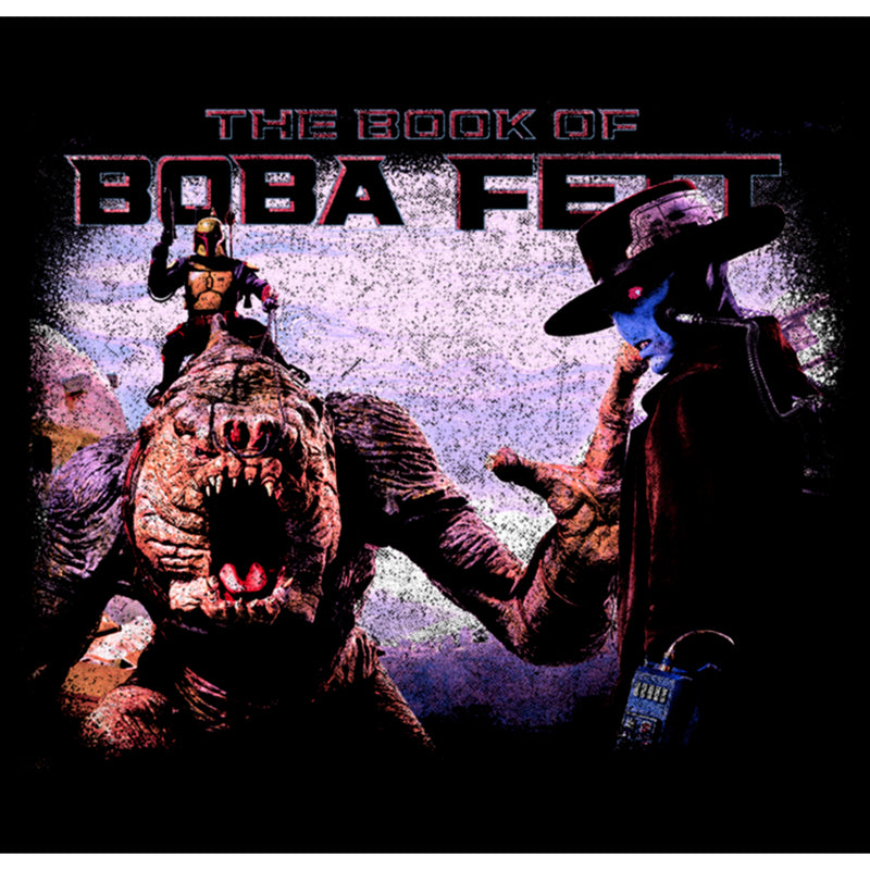 Men's Star Wars: The Book of Boba Fett Cad Bane Rancor and Boba Standoff Sweatshirt