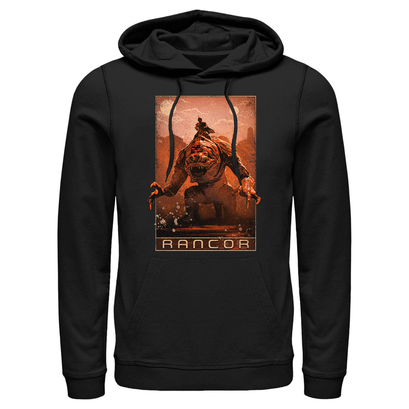 Men's Star Wars: The Book of Boba Fett Rancor on the Loose Pull Over Hoodie