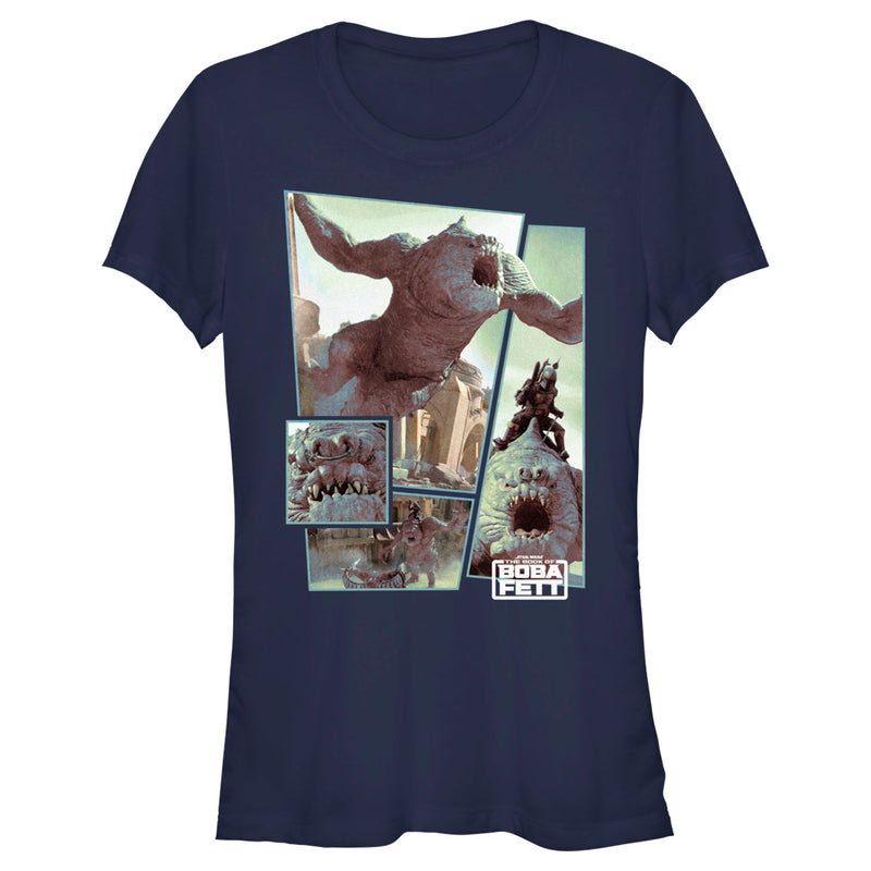 Junior's Star Wars: The Book of Boba Fett Rancor Attack T-Shirt