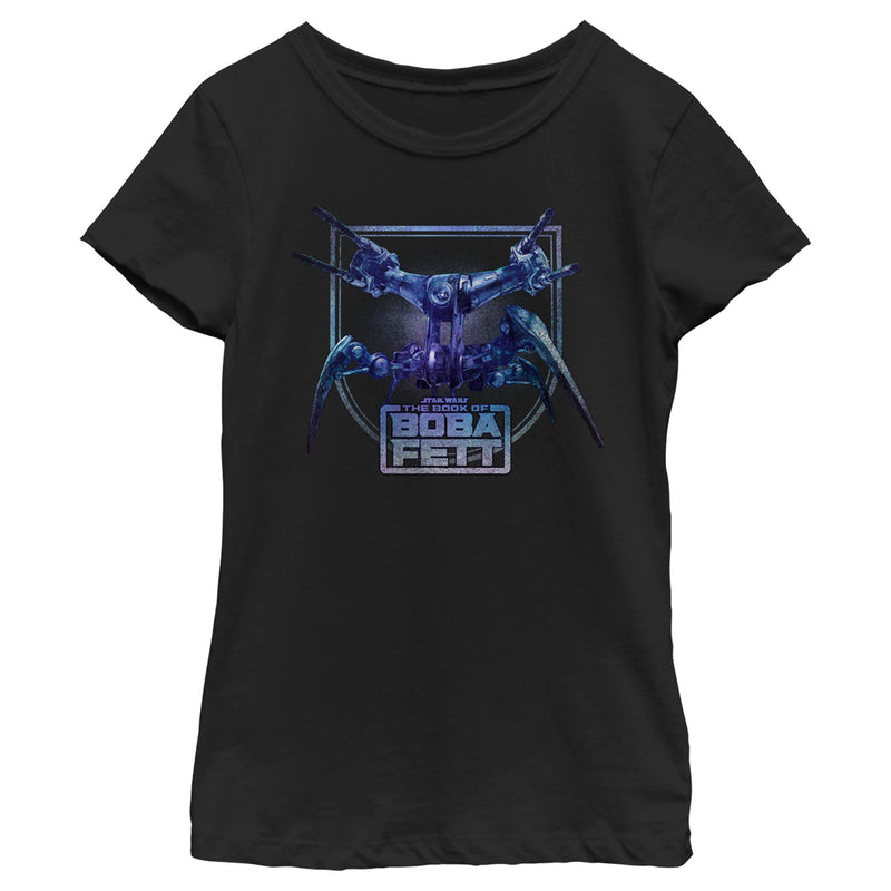 Girl's Star Wars: The Book of Boba Fett Annihilator Droid T-Shirt