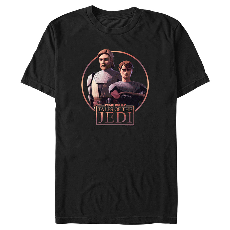 Men's Star Wars: Tales of the Jedi Anakin Skywalker and Obi-Wan Kenobi T-Shirt