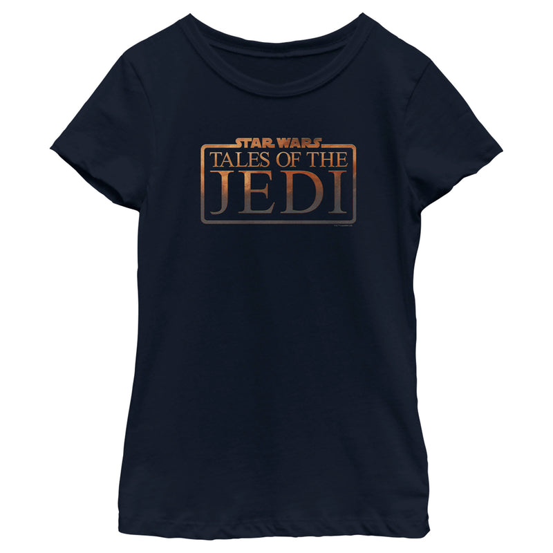 Girl's Star Wars: Tales of the Jedi Official Logo T-Shirt