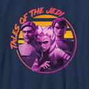 Boy's Star Wars: Tales of the Jedi Distressed Obi-Wan Ahsoka and Anakin T-Shirt