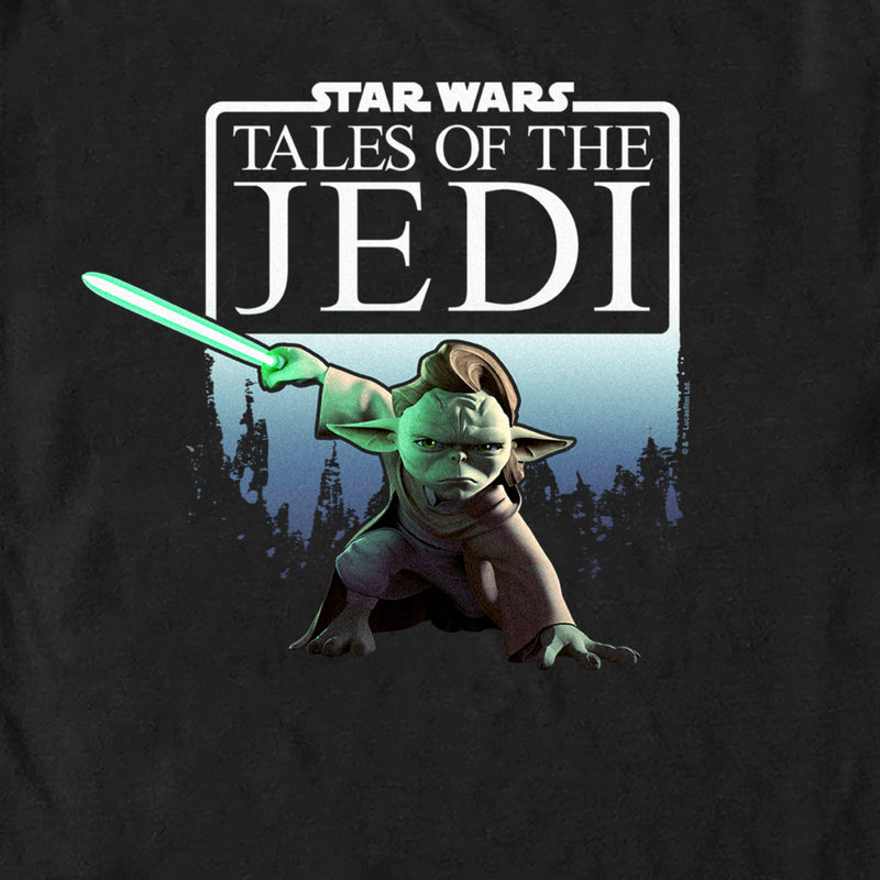 Men's Star Wars: Tales of the Jedi Yaddle Poster T-Shirt