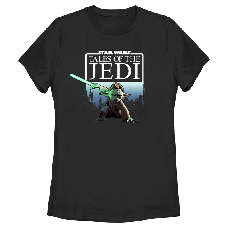 Women's Star Wars: Tales of the Jedi Yaddle Poster T-Shirt