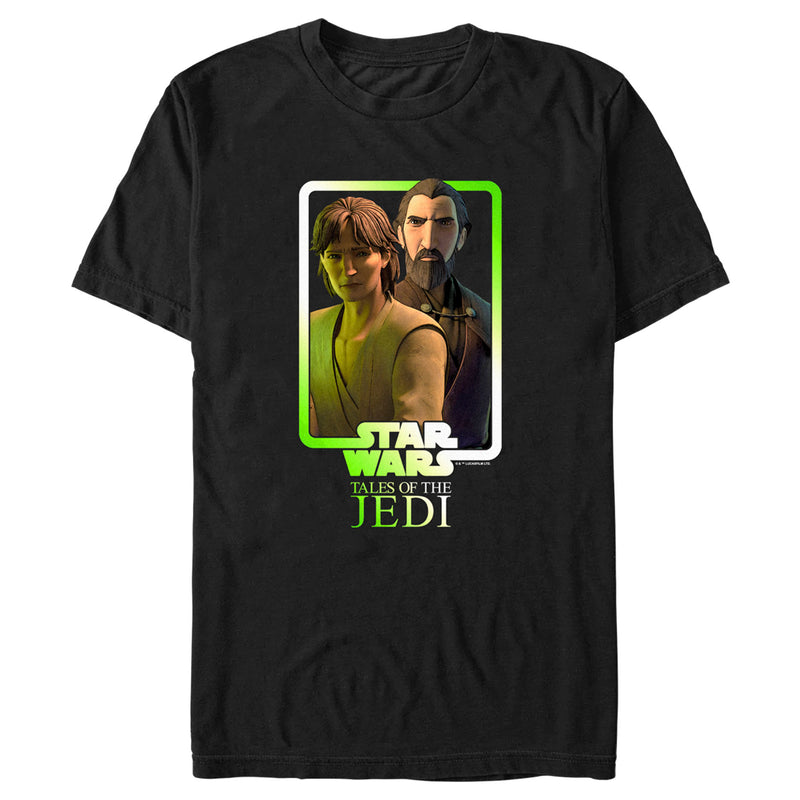 Men's Star Wars: Tales of the Jedi Count Dooku and Qui-Gon Jinn Duo T-Shirt