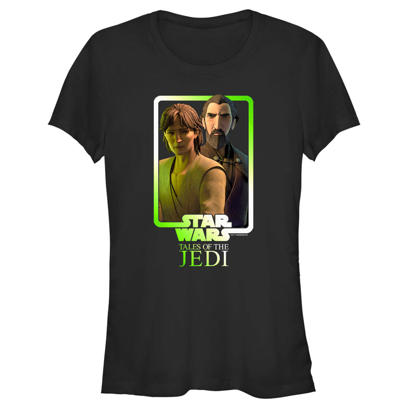 Junior's Star Wars: Tales of the Jedi Count Dooku and Qui-Gon Jinn Duo T-Shirt