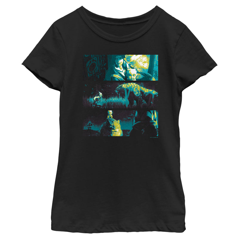 Girl's Star Wars: Tales of the Jedi Sabretooth Scenes T-Shirt