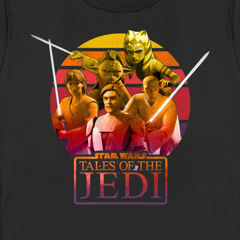 Women's Star Wars: Tales of the Jedi Ombre Group T-Shirt