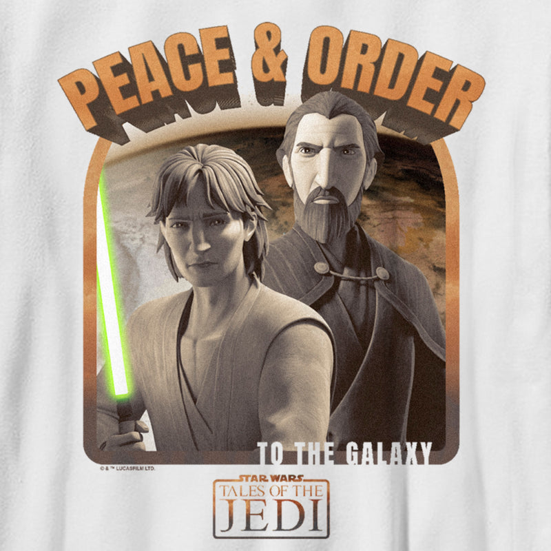 Boy's Star Wars: Tales of the Jedi Peace & Order to the Galaxy T-Shirt